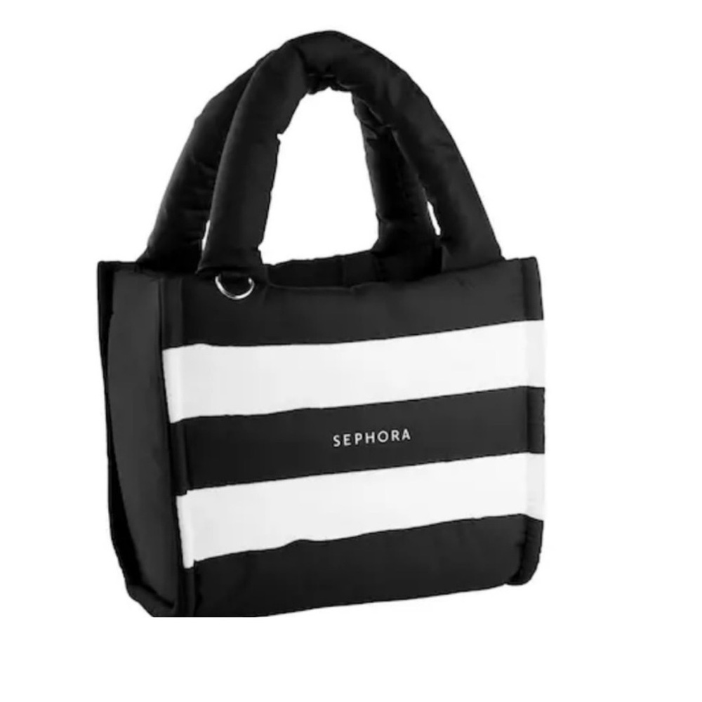 Sephora Puffy Striped Mini Tote Bag - Limited Edition